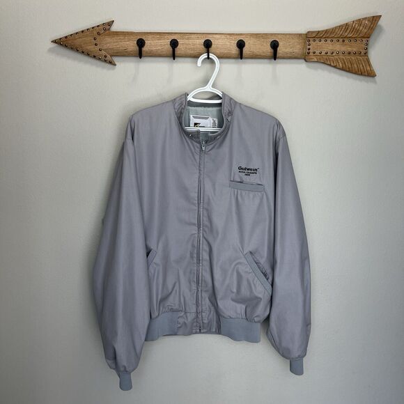 K Brand | Vintage Gutwein NCGA Champs 2605 Gray Full Zip Jacket Size XL Rare - Picture 1 of 7